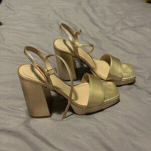 Gold Platforms Size 7.5